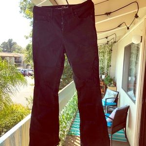 Black high waisted flare jeans